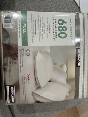 Kirkland Signature 680 Thread Count 6-Piece Sheet Set - Beige